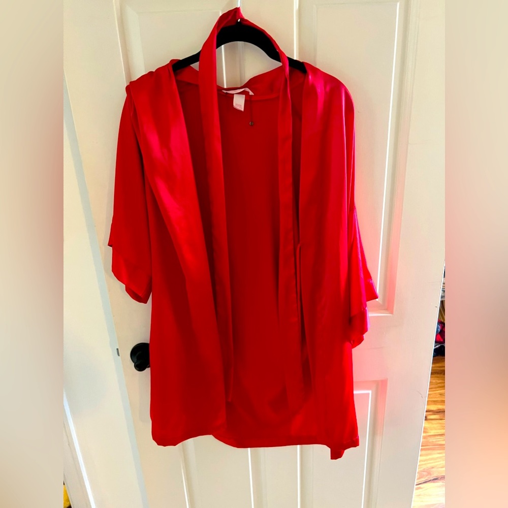 Victoria secret red robe